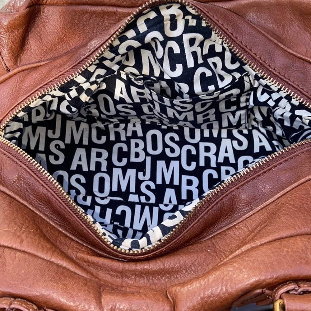 Marc Jacobs Cognac Brown Leather Shoulder Bag - Picture 15 of 16